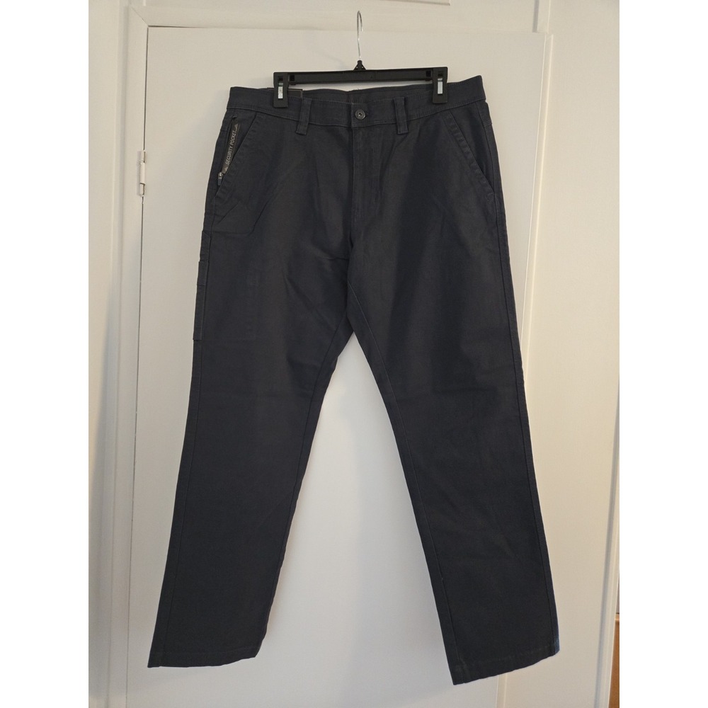 NWT Mens Navy Weatherproof Cargo Style Utility Pants. Size 34x30.